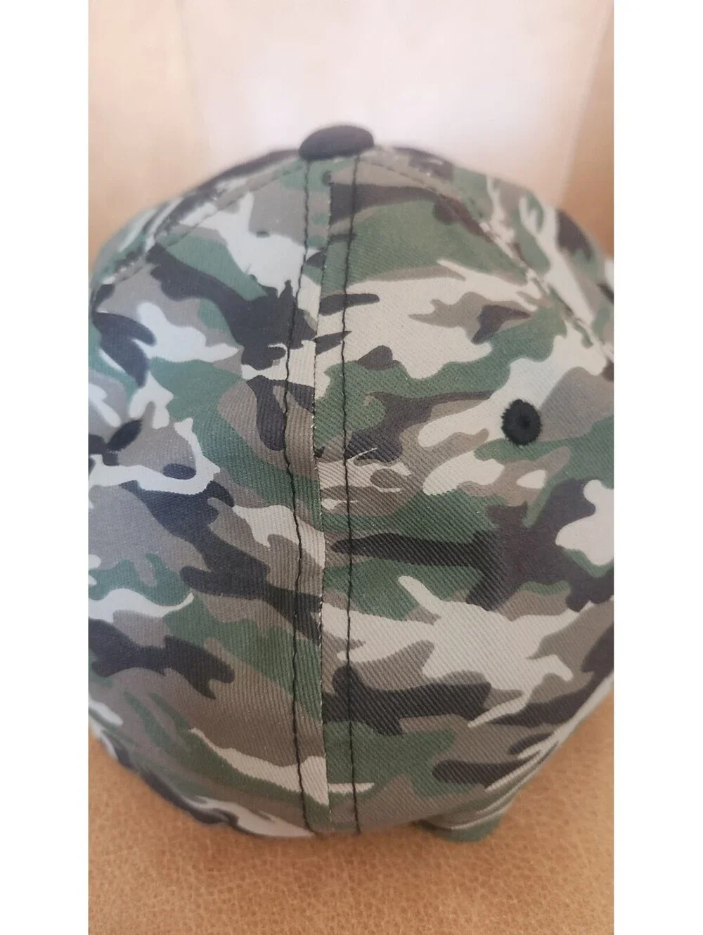 Mens L/XL Genuine Harley Davidson Camo Cap with Old English HDFlexFit Never Worn